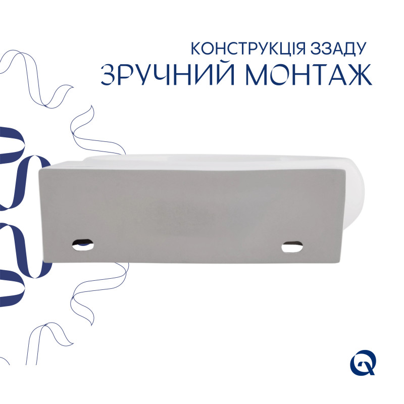 Раковина Qtap Leo 430x285x160 White QT11111008RW