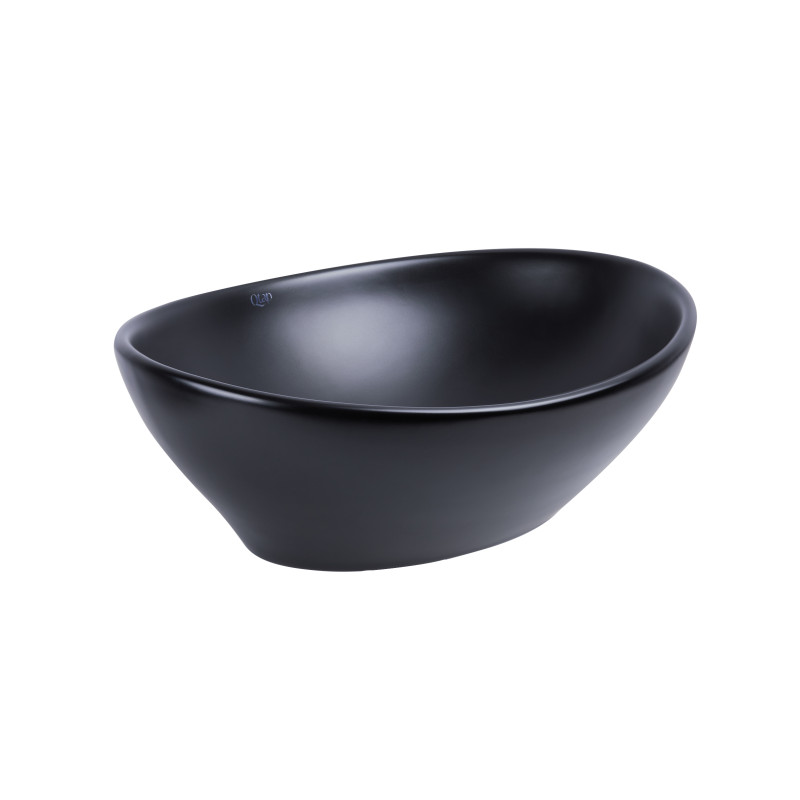 Раковина-чаша Qtap Dove 415x340x140 Matt black QT06116062AMB