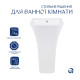 Раковина для підлоги моноблок Qtap Crow 445x420x840 White QT0511G315WN