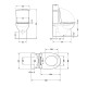 Унітаз підлоговий Qtap Jay Ultra Quiet з сидінням Soft-close 640x360x835 мм QT07222175TW White