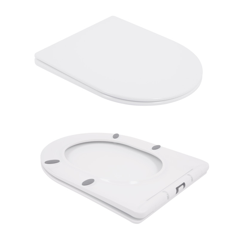 Унітаз підлоговий Qtap Swan Ultra Quiet з сидінням Soft-close 640x360x835 мм QT16222182TW White