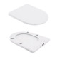 Унітаз підлоговий Qtap Swan Ultra Quiet з сидінням Soft-close 640x360x835 мм QT16222182TW White