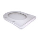 Сидіння для унітаза підлогового (Dove) 425×363×30 мм, White, з мікроліфтом, Slim Duroplast, Quick Release QT06228380BW3 Qtap