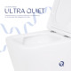Унітаз підвісний Qtap Crow безобідковий з сідінням Soft-close QT05335170W