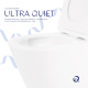 Унітаз підвісний Qtap Swan безобідковий з сідінням Soft-close QT16335180W