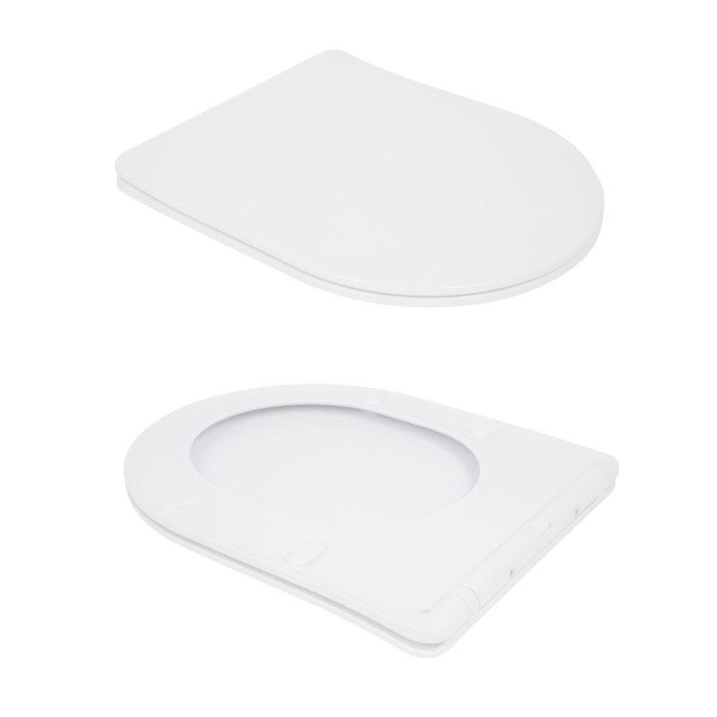 Унітаз підвісний Qtap Swan безобідковий з сідінням Soft-close QT16335180W