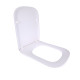 Сидіння для унітаза (Tern 490,520,610) 435x344x50 мм, White, з мікроліфтом, Slim Duroplast, Quick Release QTSC179W47353 Qtap