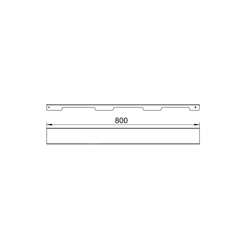 Решітка для лінійного трапу SUS304 Grate FA800 (NKS) Qtap
