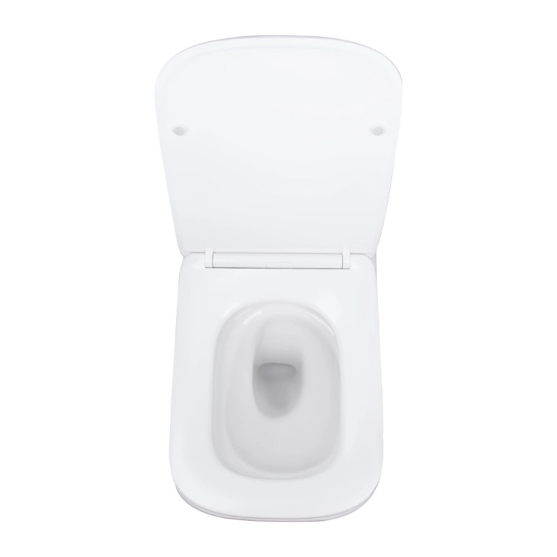 Готове рішення Qtap для ванної кімнати: підвісний унітаз Tern Ultra Quiet 525x345x360 + комплект інсталяції Nest 4 в 1 (лінійна клавіша Chrome)