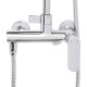 Душова система універсальна Qtap Evia на три споживача (з виливом) QTEVI111CRM47583 Chrome