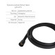 Комплект Qtap Votice:Змішувач QTVOT6443T105NKB+Душ.наб.(QTHLA107BLM45947+QTRUC125BLM45955+QTTRU120BLM45927+QT809810842857NB+QTHADPVCSQ160B+QTVYT246BLM45937)