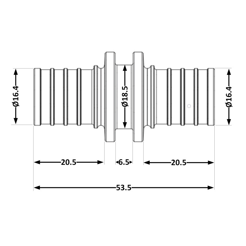 Перехідник під натяжну гільзу Icma №1032 d20х2,8 851032GW05