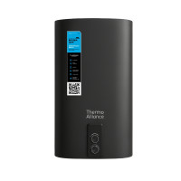 Водонагрівач електричний Thermo Alliance 50 л, Black, плоский, вертикальний, сухий ТЕН 2 кВт (0,8+1,2) DT50V20GPDD2B