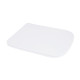 Сидіння для унітаза підлогового (Aries) 445×360×30 мм, White, з мікроліфтом? Slim Duroplast, Quick Release QT03228302W3 Qtap