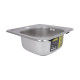 Кухонна мийка Brinex 3838 0,6 мм Satin (BRIN3835SAT06)