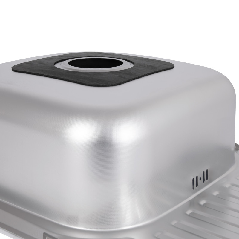 Кухонна мийка Brinex 5848 0,8 мм Micro Decor (BRIN5848MDEC08)