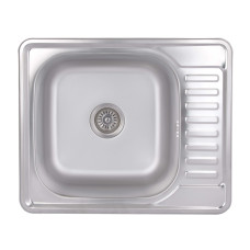 Кухонна мийка Brinex 5848 0,8 мм Satin (BRIN5848SAT08)