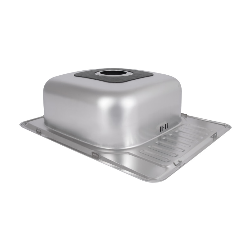 Кухонна мийка Brinex 5848 0,8 мм Satin (BRIN5848SAT08)