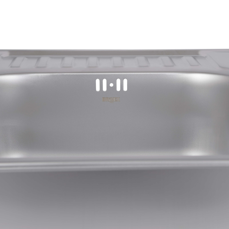 Кухонна мийка Brinex 5848 0,8 мм Satin (BRIN5848SAT08)