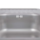 Кухонна мийка Brinex 6642 0,8 мм Satin (BRIN6642SAT08)