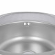 Кухонна мийка Brinex 7750 0,8 мм Micro Decor (BRIN7750MDEC08)