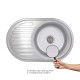 Кухонна мийка Brinex 7750 0,8 мм Satin (BRIN7750SAT08)
