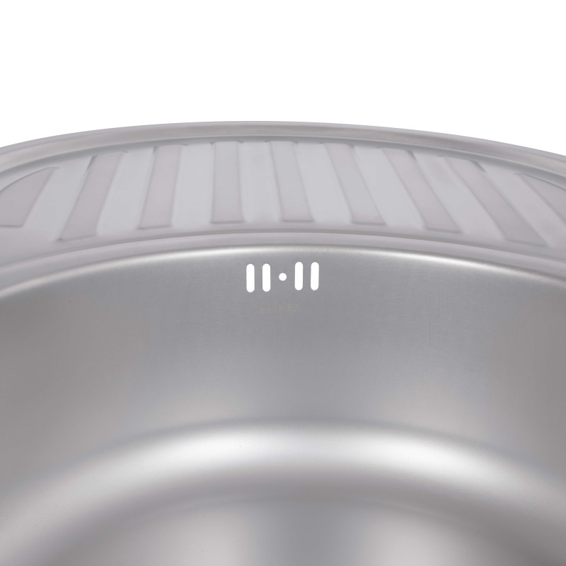 Кухонна мийка Brinex 7750 0,8 мм Satin (BRIN7750SAT08)