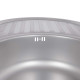 Кухонна мийка Brinex 7750 0,8 мм Satin (BRIN7750SAT08)