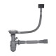 Кухонна мийка Brinex 7750 0,8 мм Satin (BRIN7750SAT08)