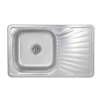 Кухонна мийка Brinex 7848 0,8 мм Micro Decor (BRIN7848MDEC08)