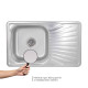 Кухонна мийка Brinex 7848 0,8 мм Micro Decor (BRIN7848MDEC08)