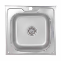 Кухонна мийка Brinex 5050 0,6 мм Satin (BRIN5050SAT06)