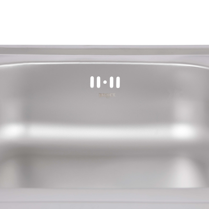 Кухонна мийка Brinex 5080-L 0,6 мм Satin (BRIN5080LSAT06)