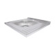 Кухонна мийка Brinex 6060-L 0,6 мм Satin (BRIN6060LSAT06)