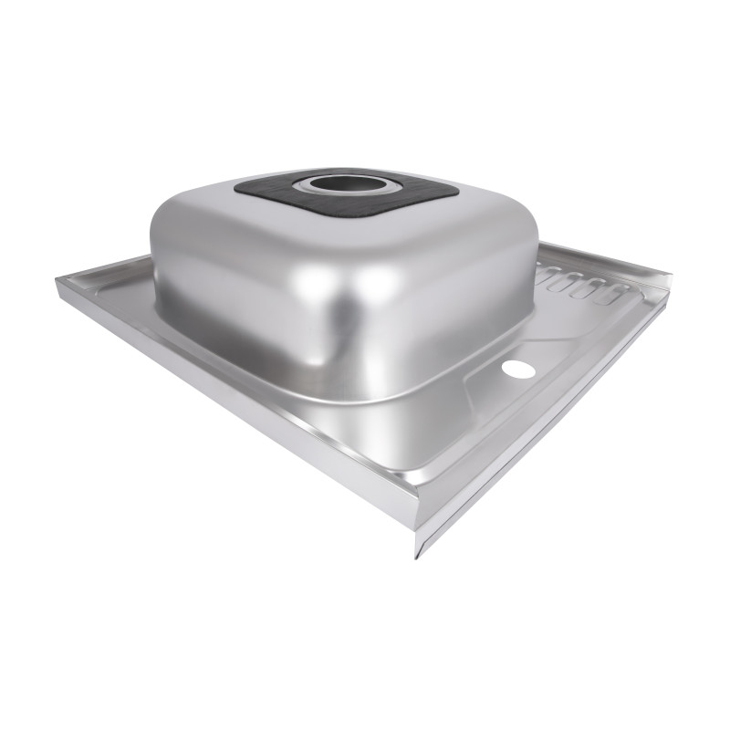 Кухонна мийка Brinex 6060-L 0,6 мм Satin (BRIN6060LSAT06)