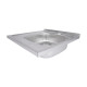 Кухонна мийка Brinex 6060-R 0,6 мм Satin (BRIN6060RSAT06)