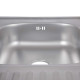 Кухонна мийка Brinex 6080-L 0,6 мм Satin (BRIN6080LSAT06)