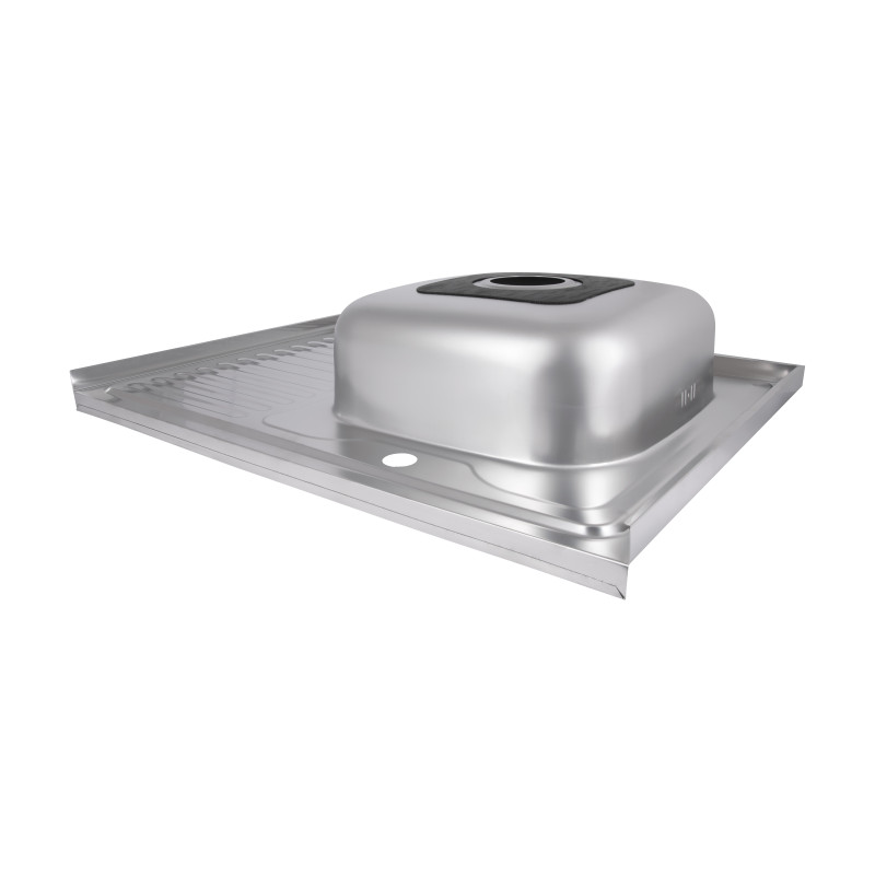 Кухонна мийка Brinex 6080-R 0,6 мм Satin (BRIN6080RSAT06)
