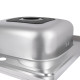 Кухонна мийка Brinex 6080-R 0,6 мм Satin (BRIN6080RSAT06)