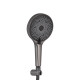 Змішувач для ванни Qtap Slavonice (з душовим гарнітуром) QTSLV259GMB48035 Gunmetal Black PVD