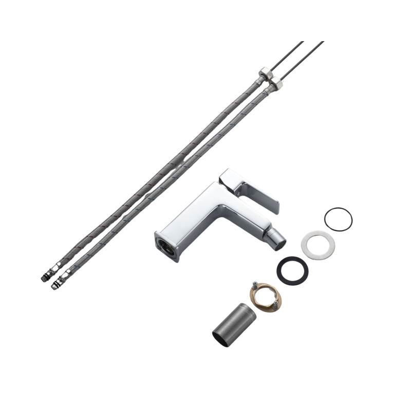 Змішувач латунний для біде Lidz Orion 001AF (k25) LDORI001AFCRM48095 Chrome