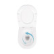 Унітаз підвісний Qtap Scorpio безободковий Ultra Quiet з сидінням Soft-close QT14332380ASW