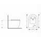 Біде підлогове Qtap Jay 560х360х410 мм, White QT07443375W