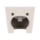 Біде підвісне Qtap  Swan 485х360х320 мм, White QT16555379W