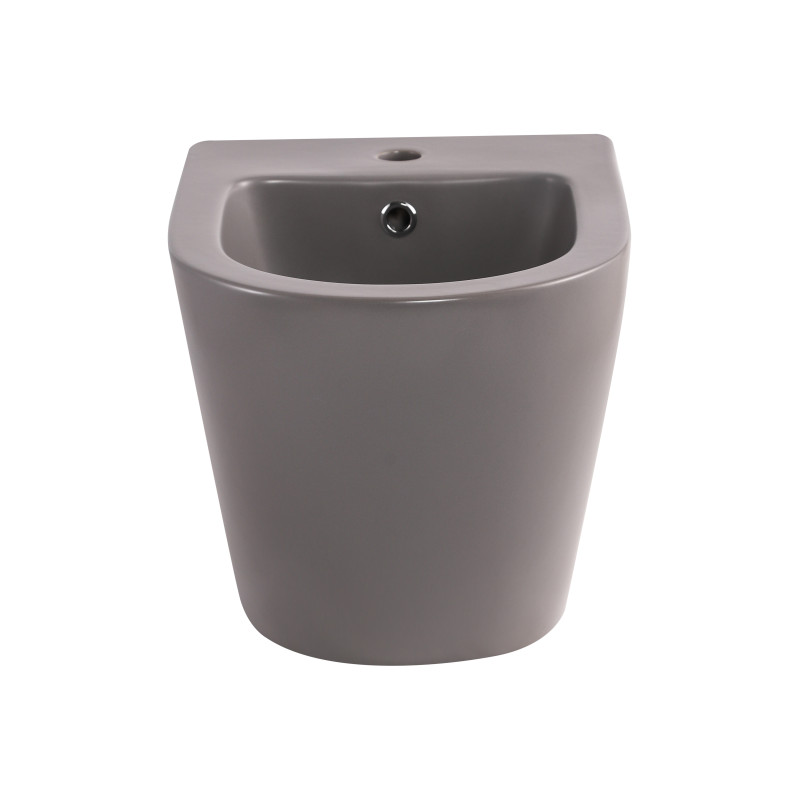 Біде підвісне Qtap Robin 515x370x350 мм, Stone grey QT13551381GSG