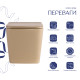 Унітаз підвісний Tern Ultra Quiet 490×365×325 мм, Beige, з сидінням Slim Duroplast / Soft-close / Quick Release QT17332303ASSB Qtap
