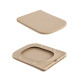 Унітаз підвісний Tern Ultra Quiet 490×365×325 мм, Beige, з сидінням Slim Duroplast / Soft-close / Quick Release QT17332303ASSB Qtap