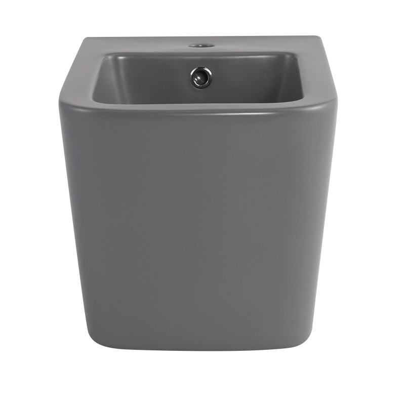 Біде підвісне  Qtap Tern 520x350x330 мм, Stone grey QT17551303GSG