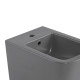 Біде підвісне  Qtap Tern 520x350x330 мм, Stone grey QT17551303GSG