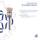 Раковина накладна Qtap Robin 500х380х140 мм, Beige, прямокутна, з донним клапаном QT04116302SB